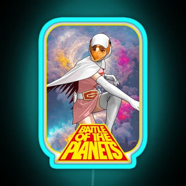Battle Of The Planets RGB Neon Sign