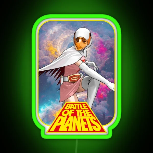 Battle Of The Planets RGB Neon Sign