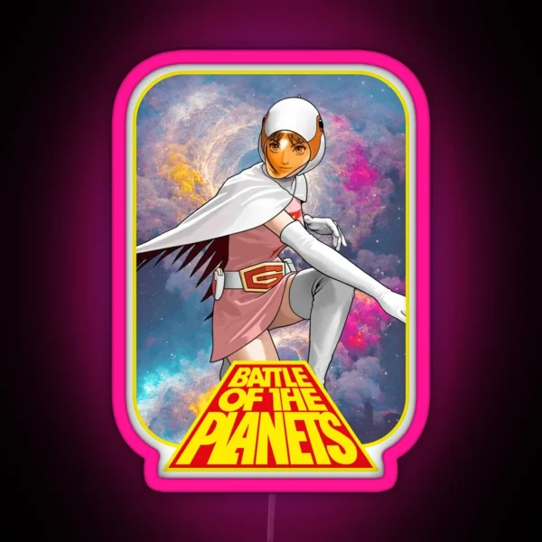 Battle Of The Planets RGB Neon Sign