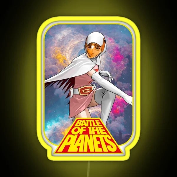 Battle Of The Planets RGB Neon Sign