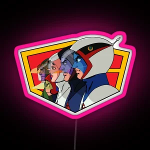 Battle Of The Planets RGB Neon Sign