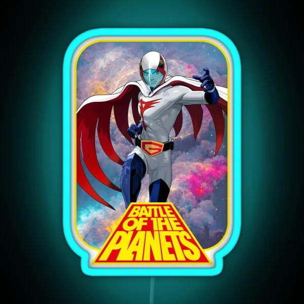 Battle Of The Planets RGB Neon Sign