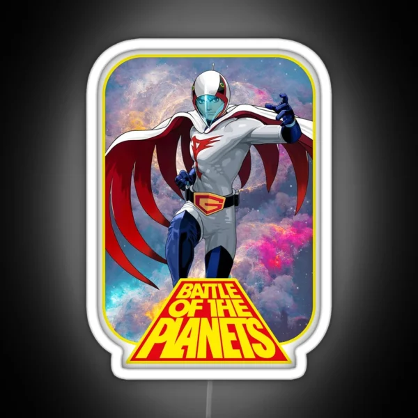 Battle Of The Planets RGB Neon Sign