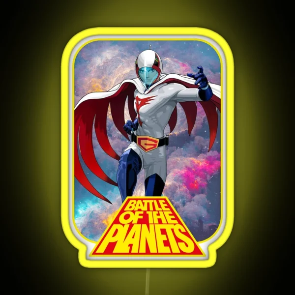 Battle Of The Planets RGB Neon Sign