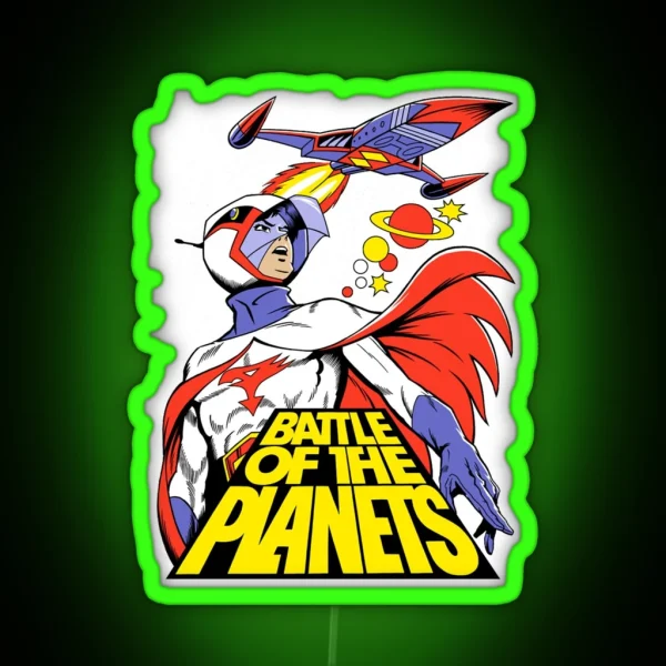 BATTLE OF THE PLANETS RGB Neon Sign