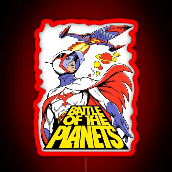 BATTLE OF THE PLANETS RGB Neon Sign