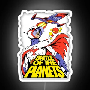 BATTLE OF THE PLANETS RGB Neon Sign