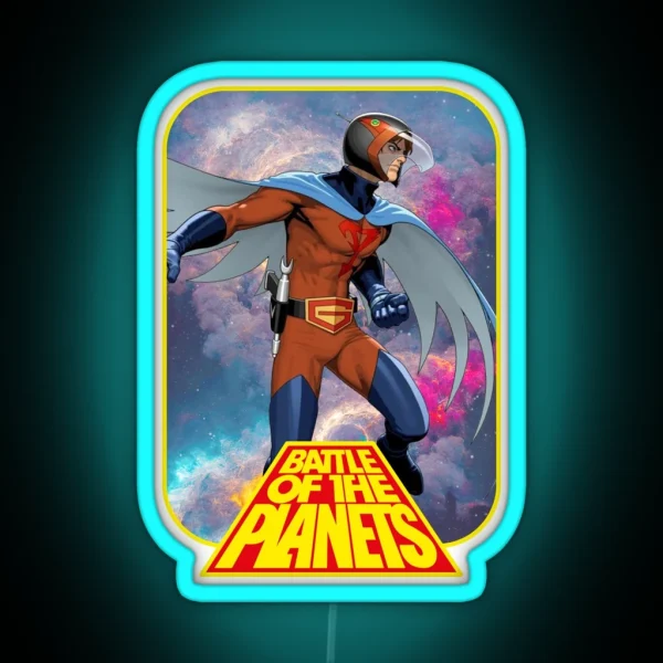 Battle Of The Planets RGB Neon Sign