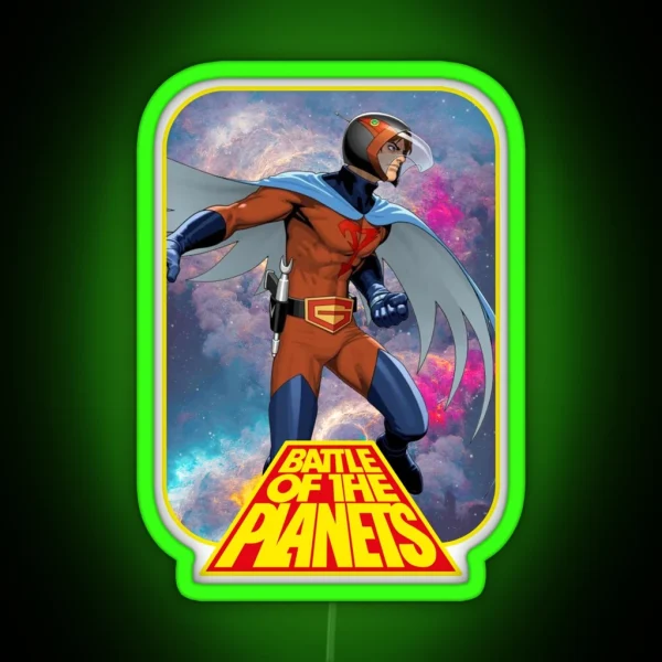 Battle Of The Planets RGB Neon Sign