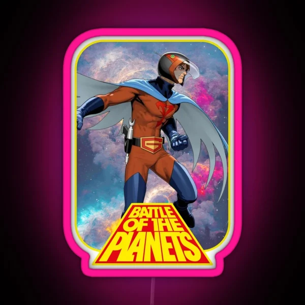 Battle Of The Planets RGB Neon Sign