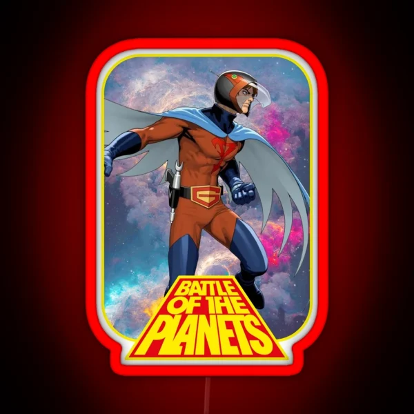 Battle Of The Planets RGB Neon Sign