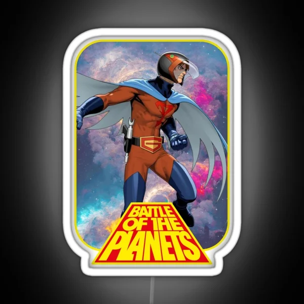 Battle Of The Planets RGB Neon Sign