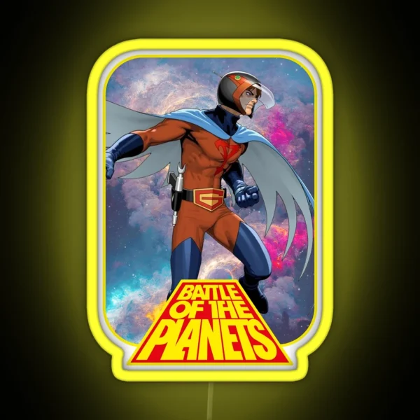 Battle Of The Planets RGB Neon Sign