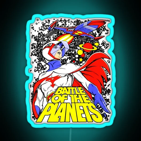 BATTLE OF THE PLANETS RGB Neon Sign