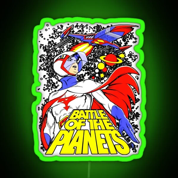 BATTLE OF THE PLANETS RGB Neon Sign
