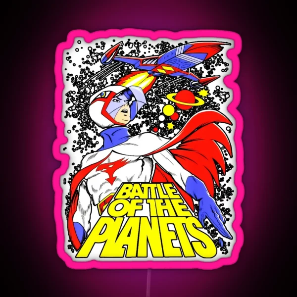 BATTLE OF THE PLANETS RGB Neon Sign