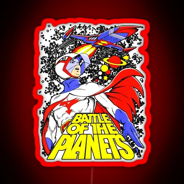 BATTLE OF THE PLANETS RGB Neon Sign