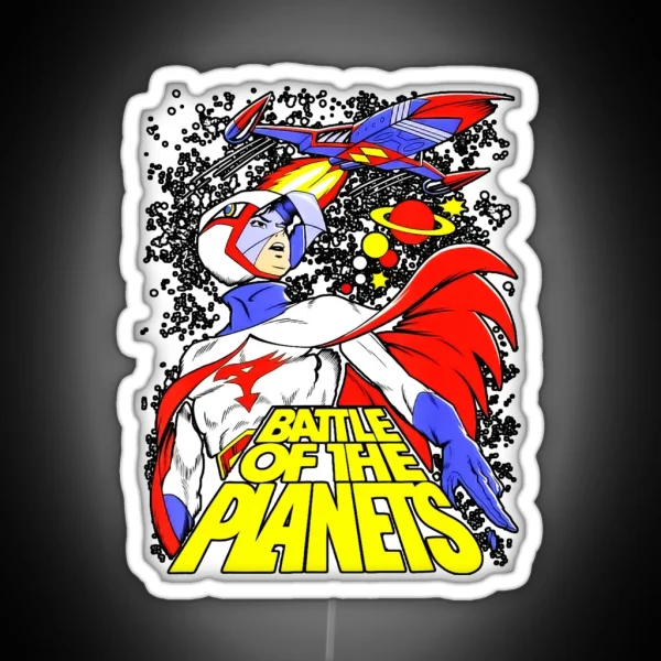BATTLE OF THE PLANETS RGB Neon Sign