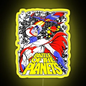 BATTLE OF THE PLANETS RGB Neon Sign