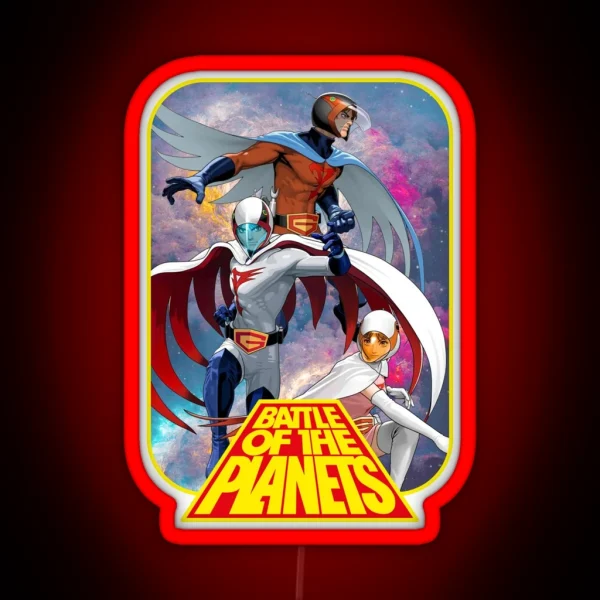Battle Of The Planets RGB Neon Sign