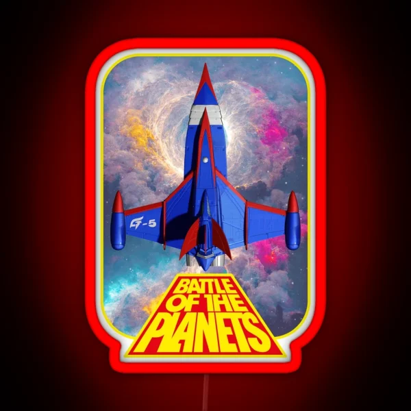Battle Of The Planets RGB Neon Sign
