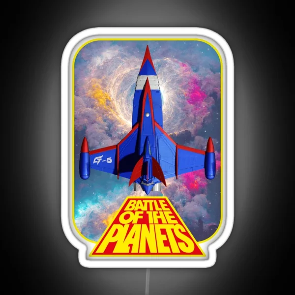 Battle Of The Planets RGB Neon Sign