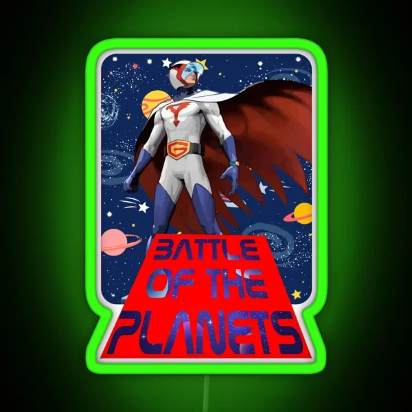 BATTLE OF THE PLANETS RGB Neon Sign