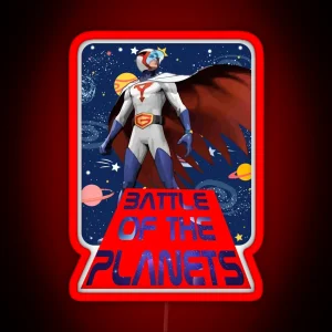 BATTLE OF THE PLANETS RGB Neon Sign