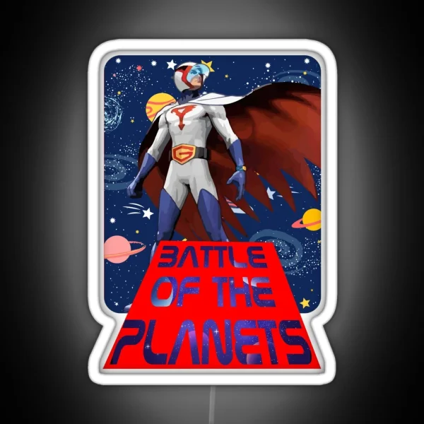 BATTLE OF THE PLANETS RGB Neon Sign