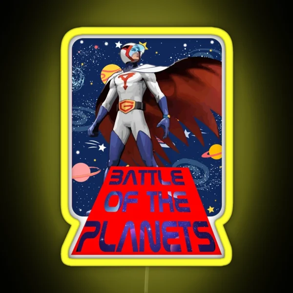 BATTLE OF THE PLANETS RGB Neon Sign