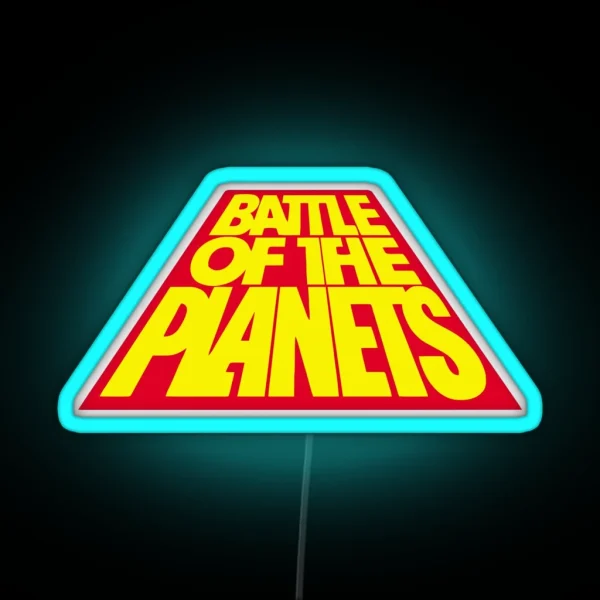Battle Of The Planets RGB Neon Sign