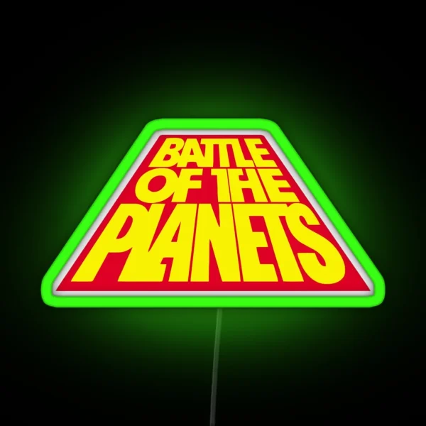Battle Of The Planets RGB Neon Sign