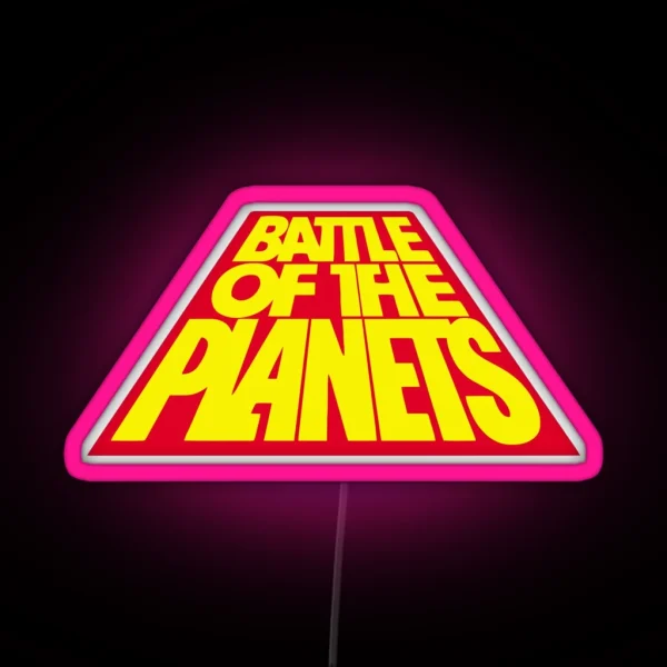 Battle Of The Planets RGB Neon Sign