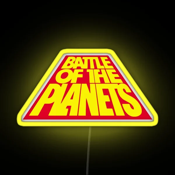 Battle Of The Planets RGB Neon Sign