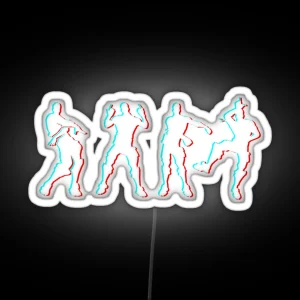 Battle Royale Victory Dance Cool Justice Dance RGB Neon Sign