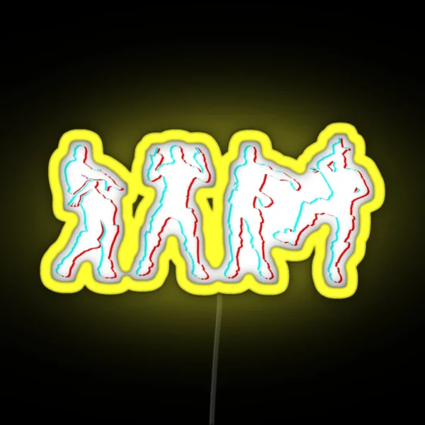 Battle Royale Victory Dance Cool Justice Dance RGB Neon Sign