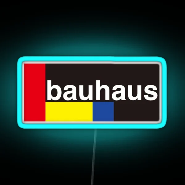 Bauhaus RGB Neon Sign