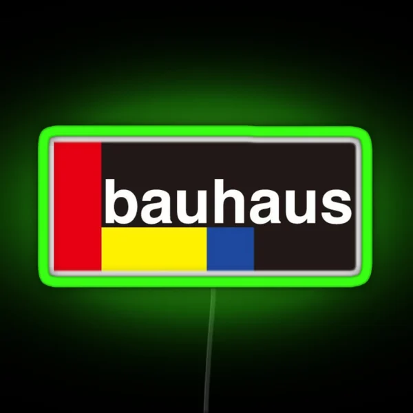 Bauhaus RGB Neon Sign