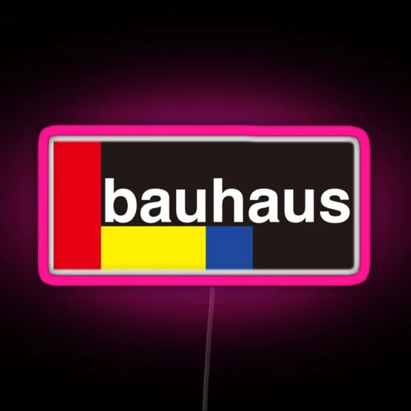 Bauhaus RGB Neon Sign