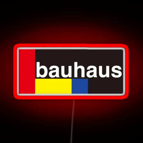 Bauhaus RGB Neon Sign