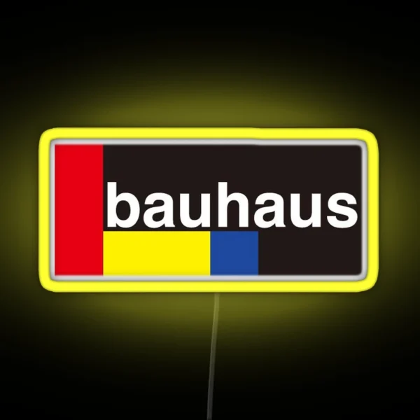 Bauhaus RGB Neon Sign