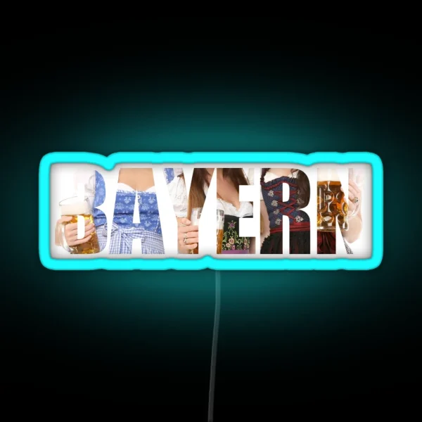 Bavaria Dirndl RGB Neon Sign