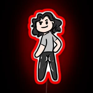 Baz And His Leather Pants RGB Neon Sign