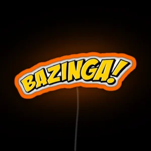 BAZINGA The Big Bang Theory RGB Neon Sign