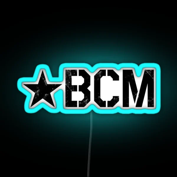 BCM Logo RGB Neon Sign