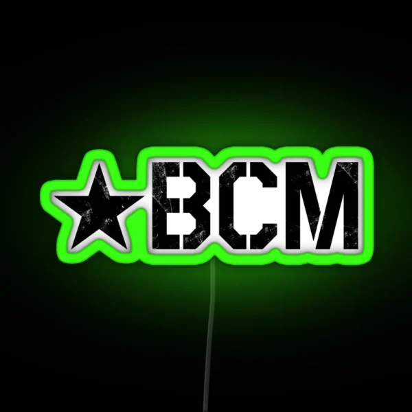 BCM Logo RGB Neon Sign