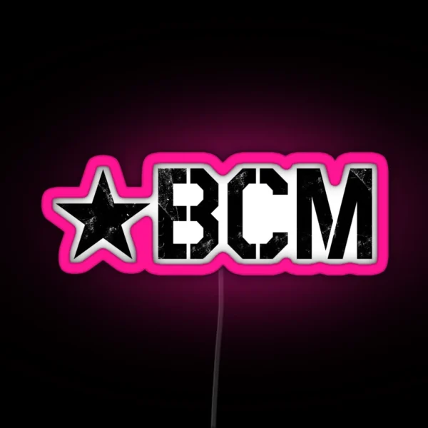 BCM Logo RGB Neon Sign