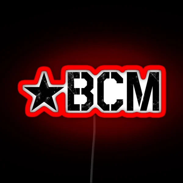 BCM Logo RGB Neon Sign