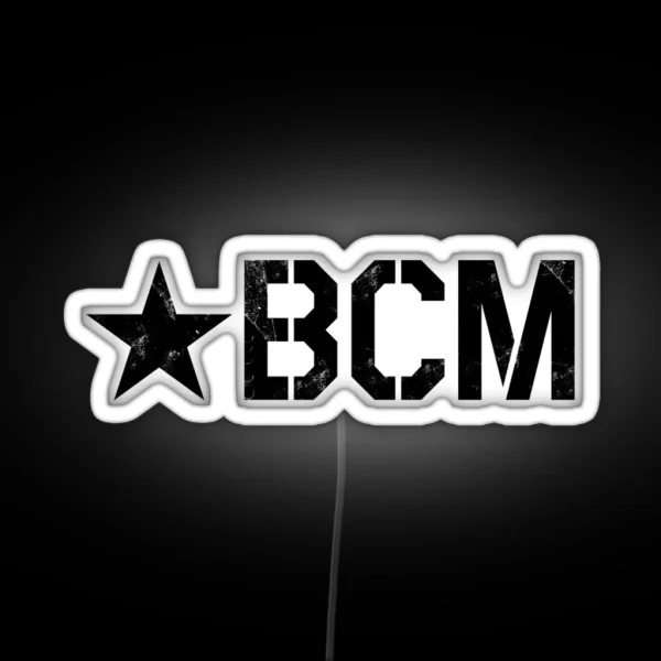 BCM Logo RGB Neon Sign