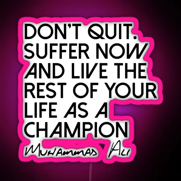 Be A Champion RGB Neon Sign